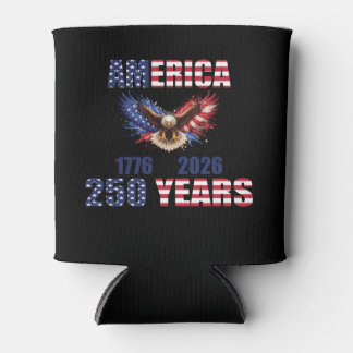 Amerika 250 Jahre – Patriotischer Adler 1776–2026 Dosenkühler