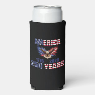 Amerika 250 Jahre – Patriotischer Adler 1776–2026 Selters Dosenkühler