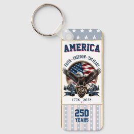Amerika 250-Jahres-Jubiläum Patriotisch Schlüsselanhänger