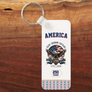 Amerika 250-Jahres-Jubiläum Patriotisch Schlüsselanhänger