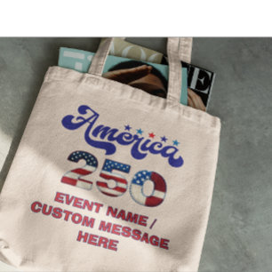 Amerika 250 Jahrestag 1776-2026 4. Juli Tragetasche