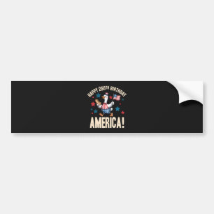 Amerika 250. Jahrestag Dummer Patriotischer Gans Autoaufkleber