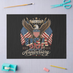 Amerika 250. Jahrestag USA 1776 2026 Seidenpapier