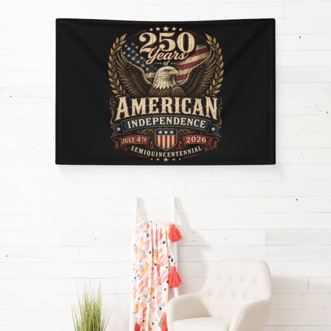 Amerika 250. Jahrestag usa Banner (InSitu)