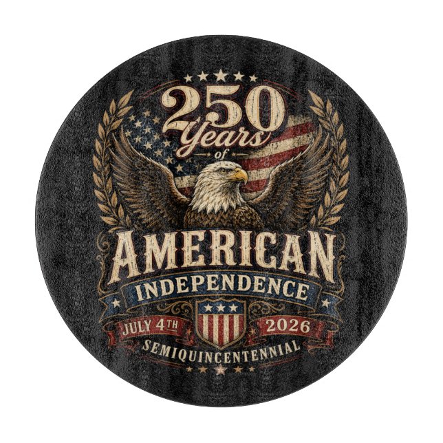 Amerika 250. Jahrestag usa Schneidebrett (Vorderseite)