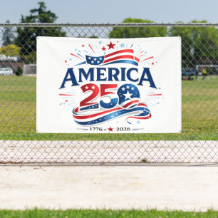Amerika 250 Jubiläum 1776–2026 Jahrestag  Banner