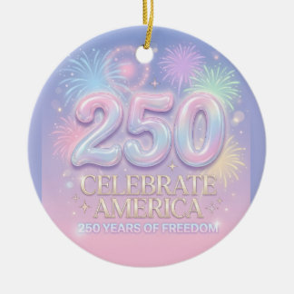 Amerika 250. Jubiläum – 1776–2026 Keramik Ornament