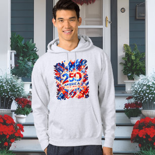 Amerika 250. Jubiläum 1776–2026 USA Patriotisch Hoodie