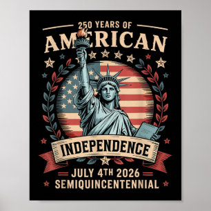 Amerika 250. Jubiläum 250 Jahre Amerika Poster