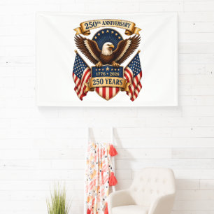 Amerika 250. Jubiläum Adler Banner