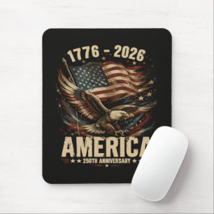 Amerika 250. Jubiläum Adler Patriotisch Mousepad