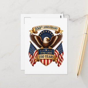 Amerika 250. Jubiläum Adler Postkarte
