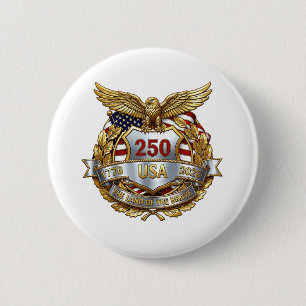 Amerika 250. Jubiläum Button
