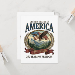 Amerika 250. Jubiläum Einladung