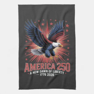 Amerika 250. Jubiläum Geschirrtuch