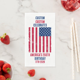 Amerika 250. Jubiläum, individuell USA  Serviette