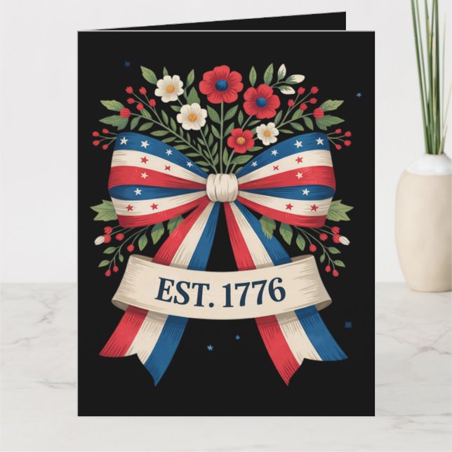 Amerika 250. Jubiläum Karte (Vorderseite)