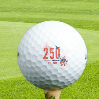 Amerika 250. Jubiläum patriotische Golfbälle