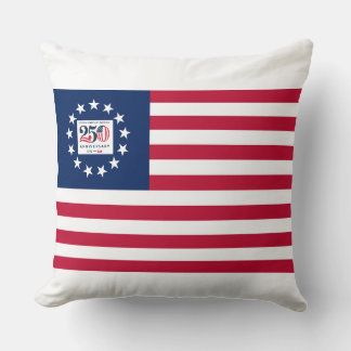 Amerika 250. Jubiläums-Betsy-Ross-Flaggen-Kissen Kissen