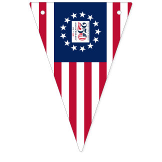 Amerika 250. Jubiläums-Betsy-Ross-Flaggen Wimpelkette