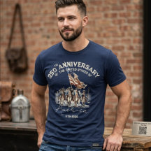 Amerika 250. Jubiläums-Revolutionskriegs-T-Shirt