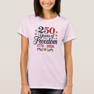 Amerika 250. Jubiläums-T-Shirt für Frauen T-Shirt