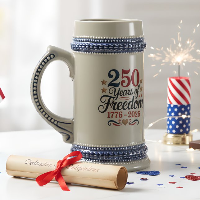 Amerika 250. Jubiläums-Trinkglas Bierglas (Von Creator hochgeladen)