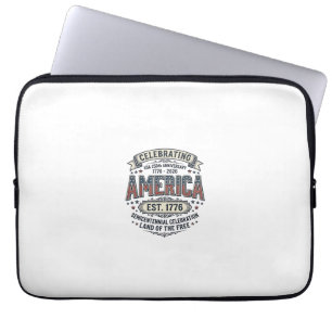 Amerika 250. Jubiläums Vintage Patriotisches Shirt Laptopschutzhülle