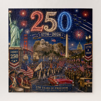 Amerika 250. Jubiläumsfeier — 1776–2026 Puzzle