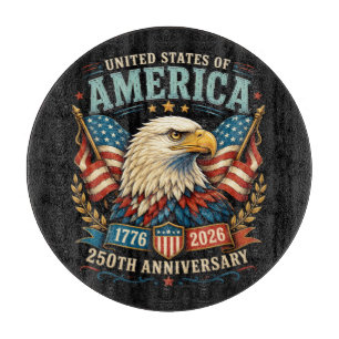 Amerika 250. Jubiläumsfeier Adler Schneidebrett