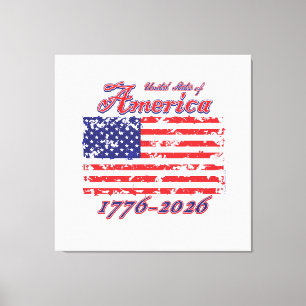 Amerika 250 leinwanddruck
