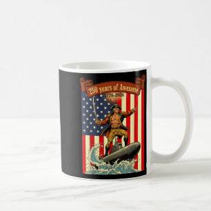 Amerika 250. lustiger George Washington Reitend Kaffeetasse