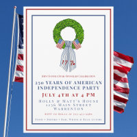 Amerika 250 Patriotischer Kranz Grandmillennial 17