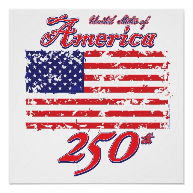 Amerika 250 poster (Vorderseite)