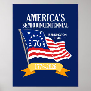 Amerika 250 Semiquincentennial 1776-2026 USA Poster