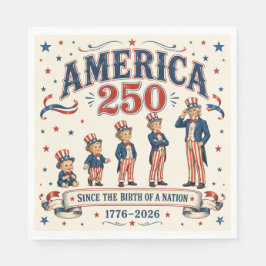 Amerika 250  serviette