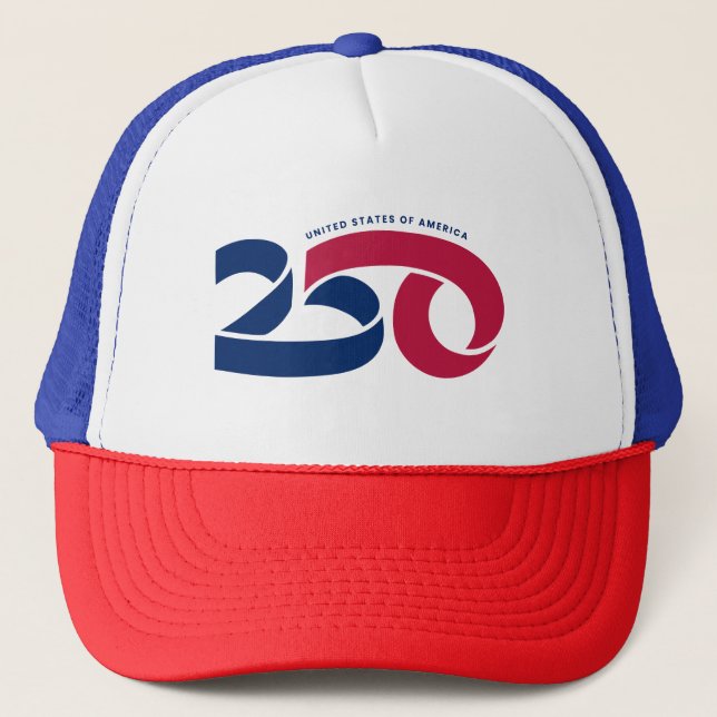 Amerika 250 truckerkappe (Vorderseite)