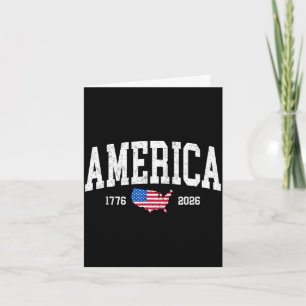 Amerika 250 Unabhängigkeitsjubiläum 250. Geburtsta Karte