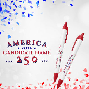 Amerika 250 Wahlkampfkandidat Kugelschreiber