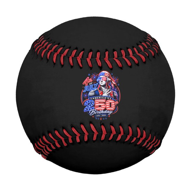 Amerika 250 Zwei Baseball (Rückseite)