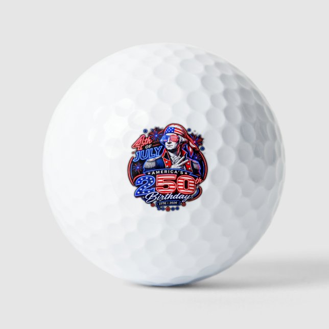Amerika 250 Zwei Golfball (Vorderseite)