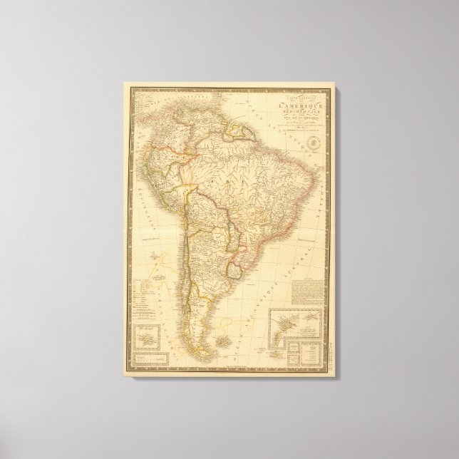 Amerika 2 leinwanddruck (Vorderseite)