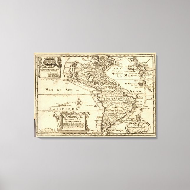 Amerika 2 leinwanddruck (Vorderseite)