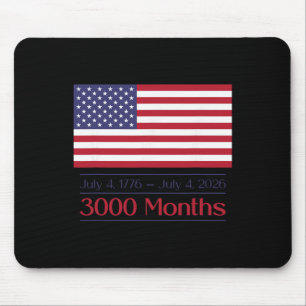 Amerika 3000 Monate 250 Jahre 4. Juli Jubiläum U Mousepad