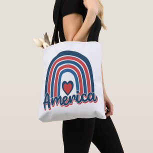 Amerika 4. Juli Celebration Rainbow USA