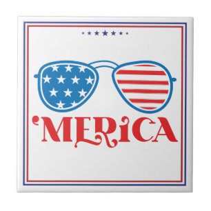 Amerika 4. Juli Design-32042 Fliese