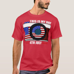 Amerika 4. Juli Patriotischer Urlaub (4) T-Shirt
