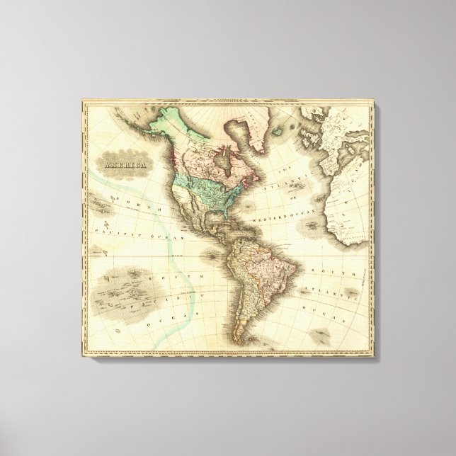 Amerika 8 leinwanddruck (Vorderseite)