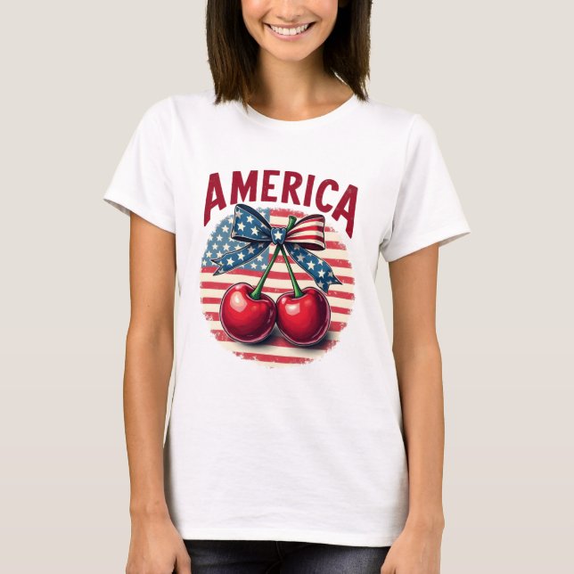 Amerika am 4. Juli T-Shirt (Vorderseite)