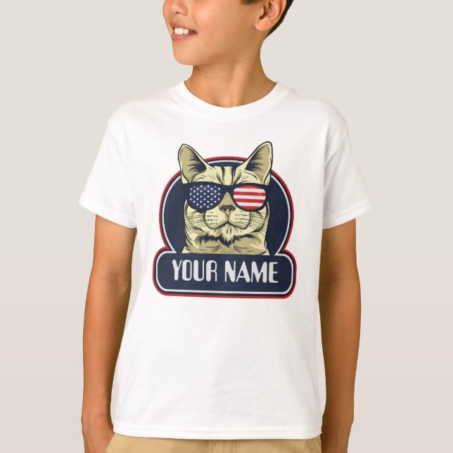 Amerika am 4. Juli T-Shirt (Vorderseite)